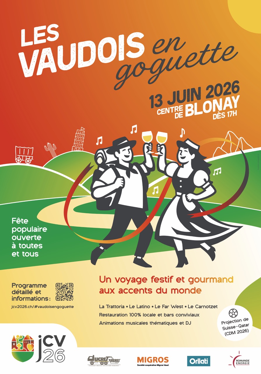 JCV2026 - Affiche Les Vaudois en goguette